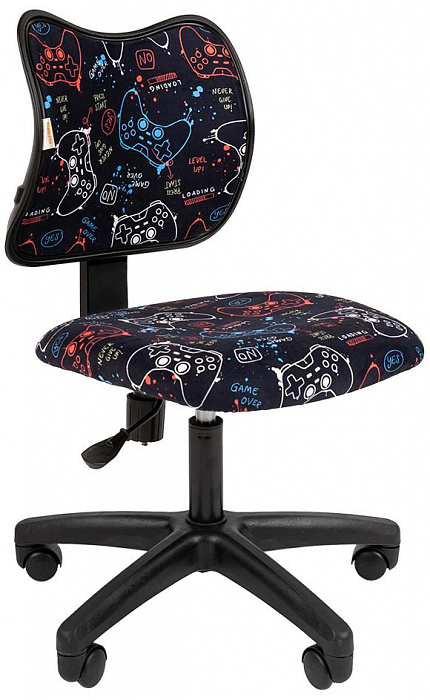 Компьютерное кресло Chairman Kids 102 (Black/Game) купить в интернет-магазине icover
