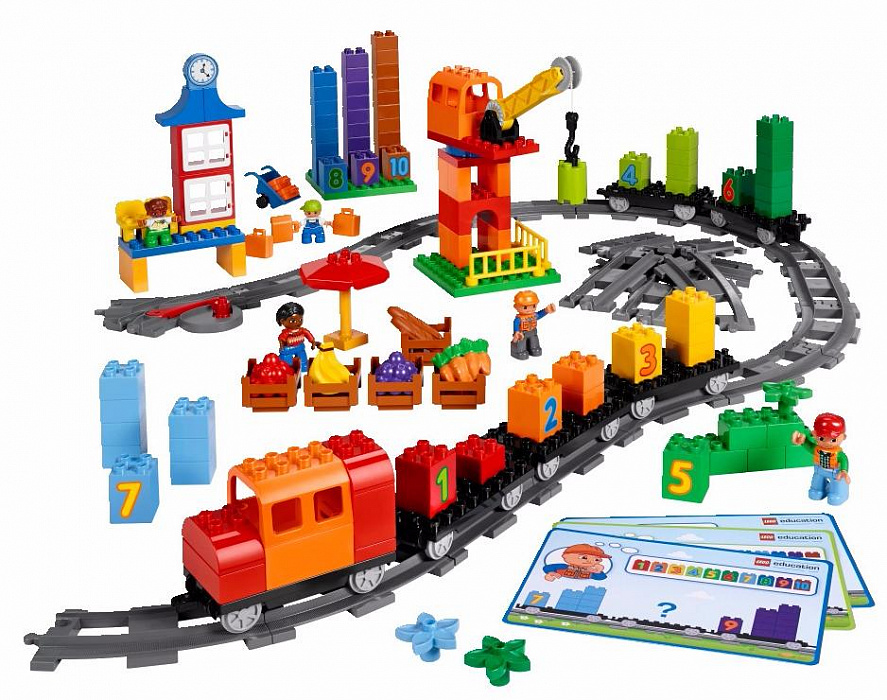 Классический конструктор Lego Education (45008) Математический поезд Duplo купить в интернет-магазине icover