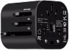 Momax World Mini AC Travel Adapter (UA2D) - универсальный адаптер питания (Black) купить в интернет-магазине icover