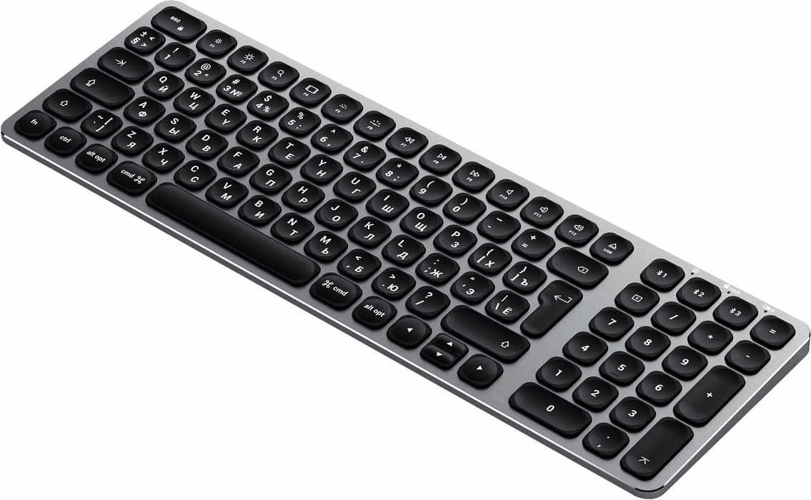 Беспроводная клавиатура Satechi Compact Backlit Bluetooth ST-ACBKM-RU (Space Grey) купить в интернет-магазине icover