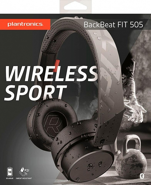 Bluetooth-наушники Plantronics BackBeat FIT 505 с микрофоном (Black) купить в интернет-магазине icover