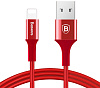 Кабель для iPod, iPhone, iPad Baseus Shining Cable with Jet metal 1m USB to Lightning CALSY-09 (Red) купить в интернет-магазине icover