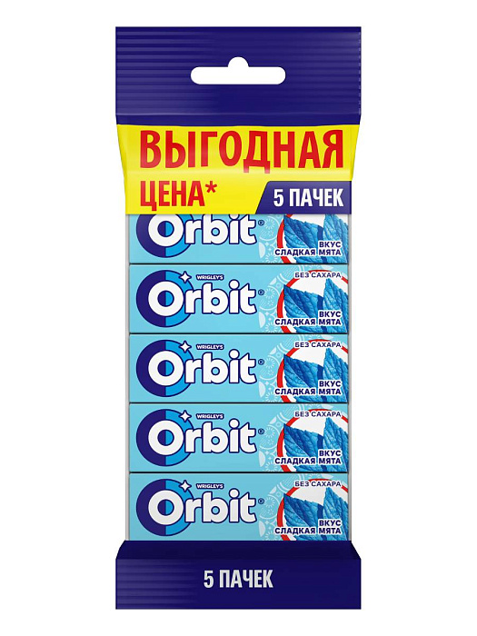 Набор Orbit Сладкая мята (5х13,6г), White Bubblemint (5х13,6г), Сочный арбуз (5х13,6г) купить в интернет-магазине icover