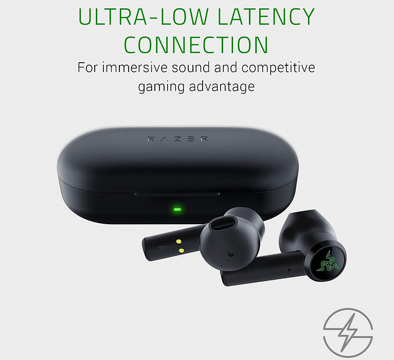 Беспроводные наушники Razer Hammerhead True Wireless RZ12-02970100-R3G1 (Black) купить в интернет-магазине icover