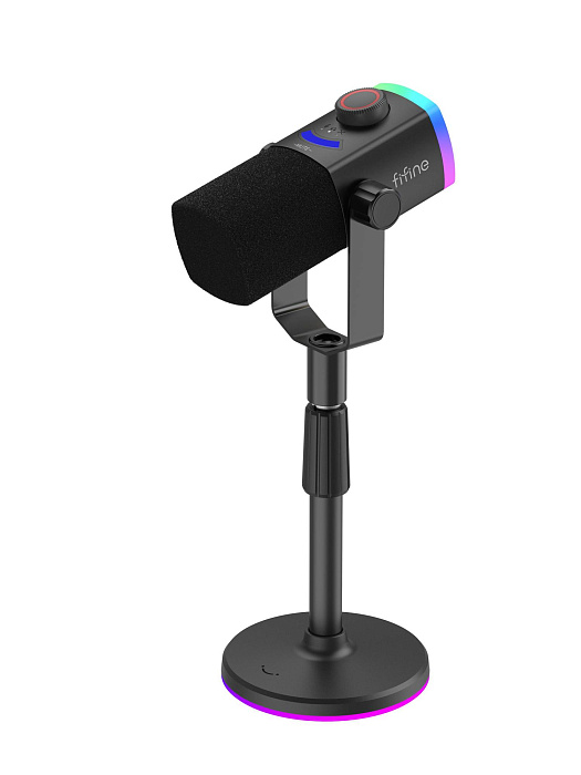 Динамический микрофон FIFINE AmpliGame AM8 PROS (Black) купить в интернет-магазине icover