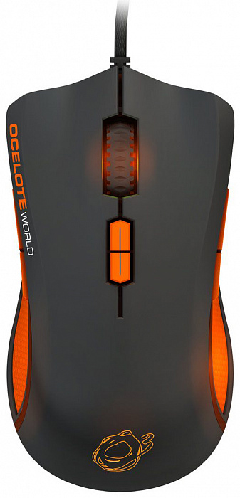 Ozone Argon Ocelote World - проводная игровая мышь (Black/Orange) купить в интернет-магазине icover
