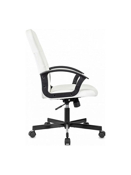 Кресло Бюрократ Triest эко.кожа/металл (White/Black) купить в интернет-магазине icover