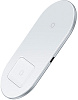 Беспроводное зарядное устройство Baseus Simple 2in1 WXJK-02 (White) купить в интернет-магазине icover
