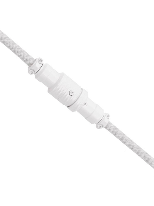 Кабель-авиатор спиральный Cidoo Mechanical Keyboard USB-C Cable (White) купить в интернет-магазине icover