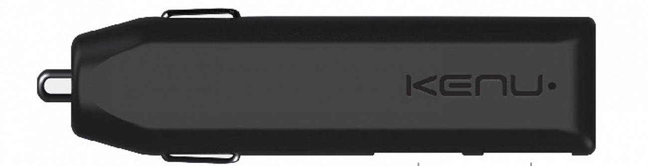 Комплект Kenu Airframe+ Car Kit Dual Trip Deluxe автомобильное ЗУ + держатель + кабель (Black) купить в интернет-магазине icover