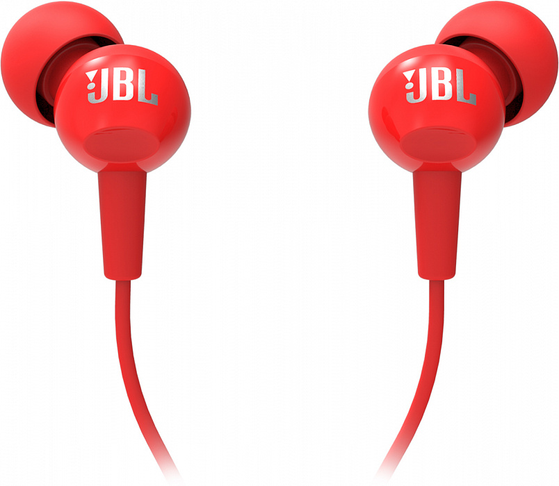 Внутриканальные наушники с микрофоном JBL C100SI JBLC100SIURED (Red) купить в интернет-магазине icover