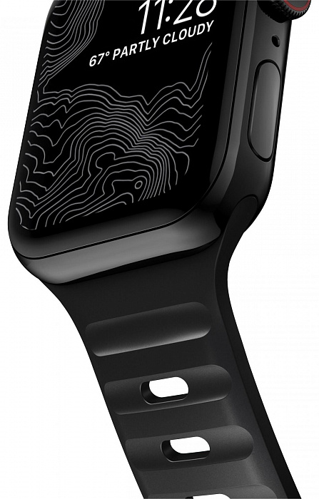 Ремешок Nomad Sport Strap (NM1Am10000) для Apple Watch 44mm/42mm (Black) купить в интернет-магазине icover