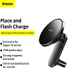Автомобильный держатель Baseus Big Energy Car Mount Wireless Charger (WXJN-01) для iPhone 12 (Black) купить в интернет-магазине icover