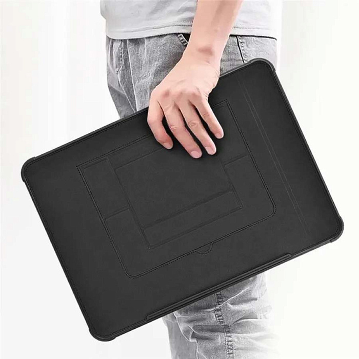 Чехол Wiwu Defender Stand (6936686405225) для ноутбука 13.3" (Black) купить в интернет-магазине icover