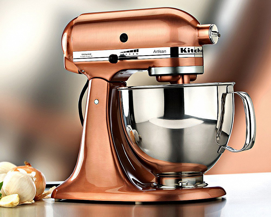 Планетарный миксер KitchenAid Artisan 5KSM150PSECP (Copper) купить в интернет-магазине icover