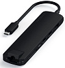 Хаб Satechi USB-C Slim Multi-Port Adapter ST-UCSMA3K (Black) купить в интернет-магазине icover