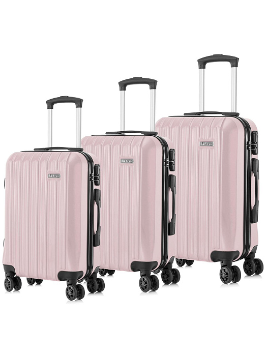 Комплект чемоданов Ridberg Discover L+M+S (Light Pink) купить в интернет-магазине icover