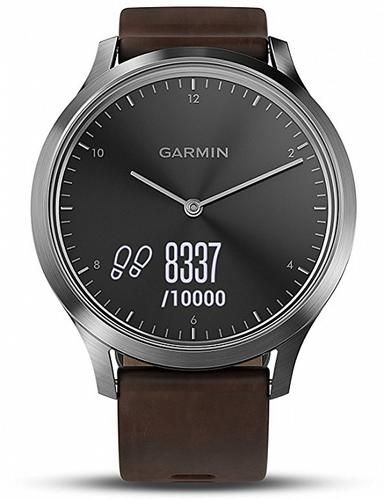Умные часы Garmin Vivomove HR Premium L 010-01850-24 (Black/Silver) купить в интернет-магазине icover