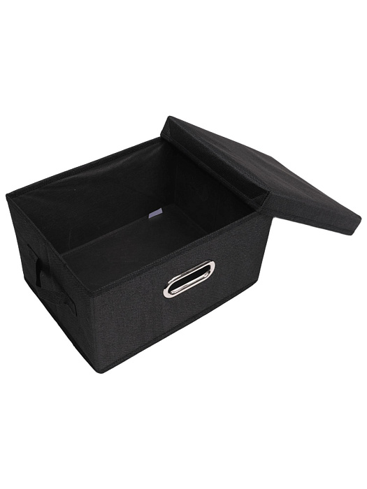 Коробка для хранения вещей тканевая Ridberg 32 х 24 х 18 см (Black) купить в интернет-магазине icover
