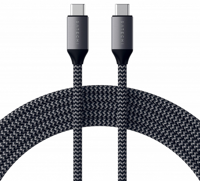 Кабель Satechi ST-TCC2MM USB-C 2m (Space Grey) купить в интернет-магазине icover