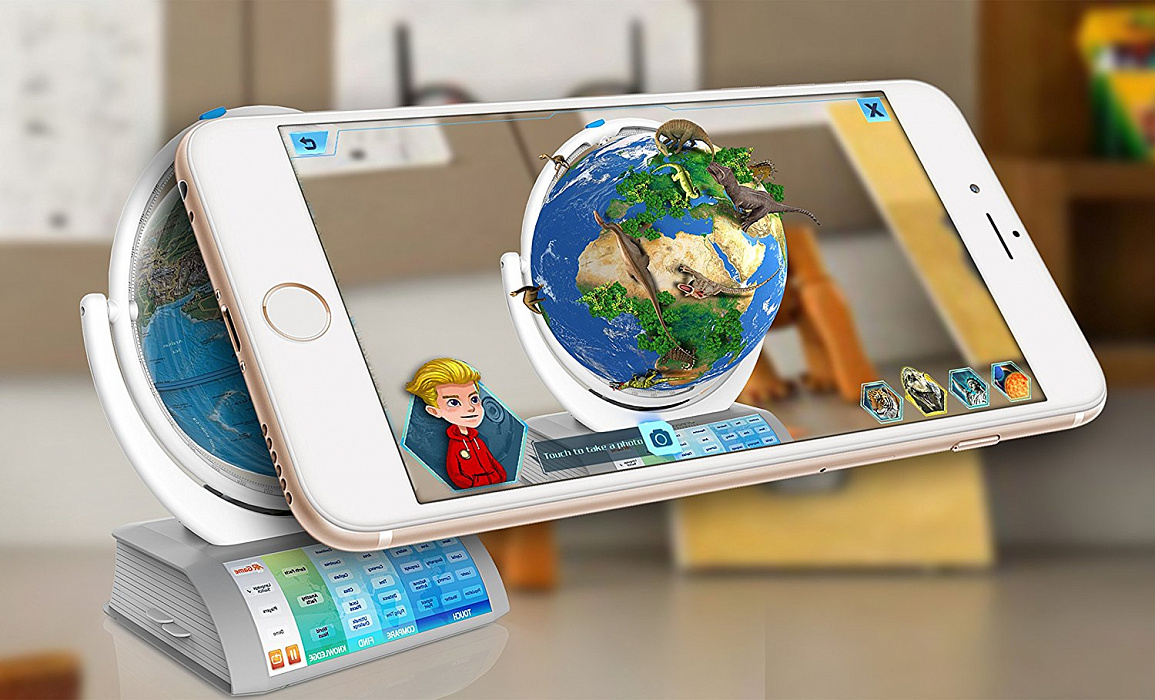 Интерактивный глобус Oregon Scientific SG338R Explorer AR купить в интернет-магазине icover