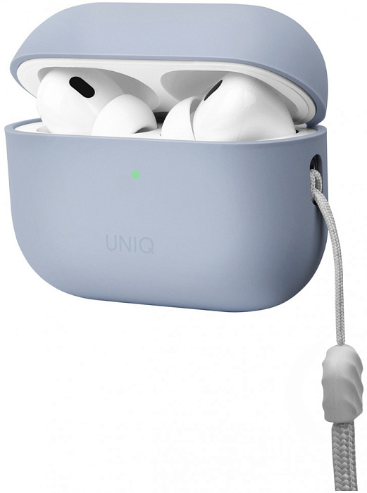 Чехол Uniq Lino (AIRPODSPRO2-LINOABLU) для Airpods Pro 2 (Arctic Blue) купить в интернет-магазине icover