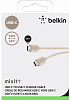Кабель Belkin Mixit Metallic USB-C to USB-C 1.8 m F2CU041BT06-GLD (Gold) купить в интернет-магазине icover
