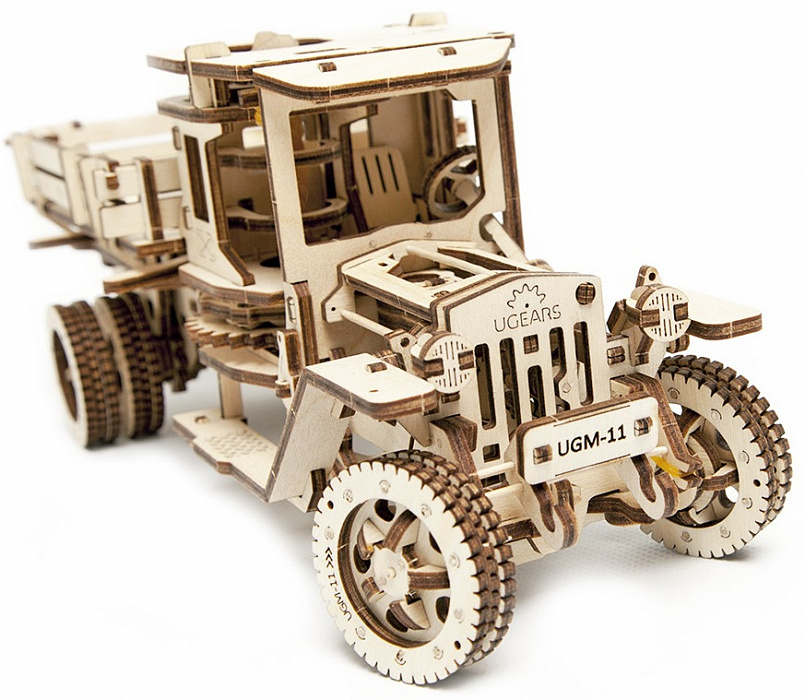 UGears Грузовик UGM-11 (70018) - 3D-пазл (Beige/Brown) купить в интернет-магазине icover