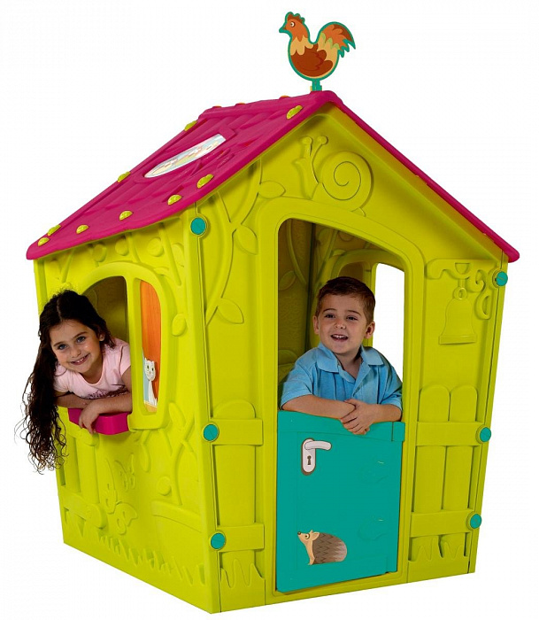 Игровой домик Keter Magic Playhouse (Green/Crimson) купить в интернет-магазине icover