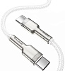 Кабель Baseus Cafule (CATJK-C02) USB-C/USB-C 100W 1m (White) купить в интернет-магазине icover