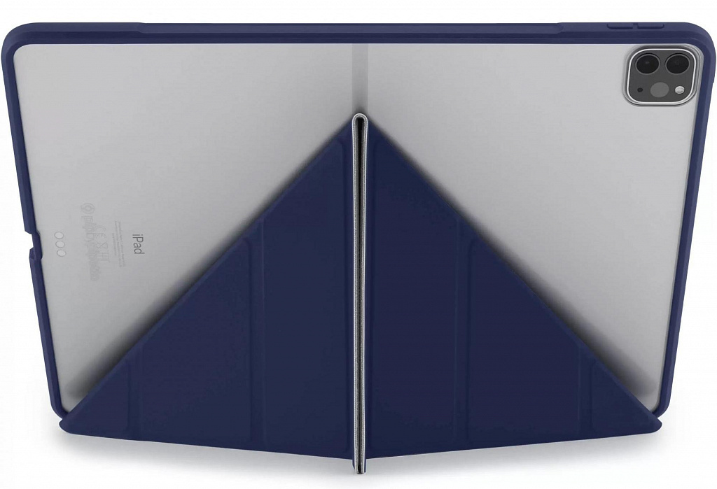 Чехол Pipetto Origami (PI39-113-R) для iPad Pro 12.9" 2018-2021 (Dark Blue) купить в интернет-магазине icover