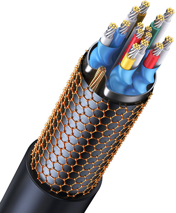 Кабель Baseus High Definition Graphene (WKGQ020001) HDMI 2.0 4K 60Hz 1m (Black) купить в интернет-магазине icover