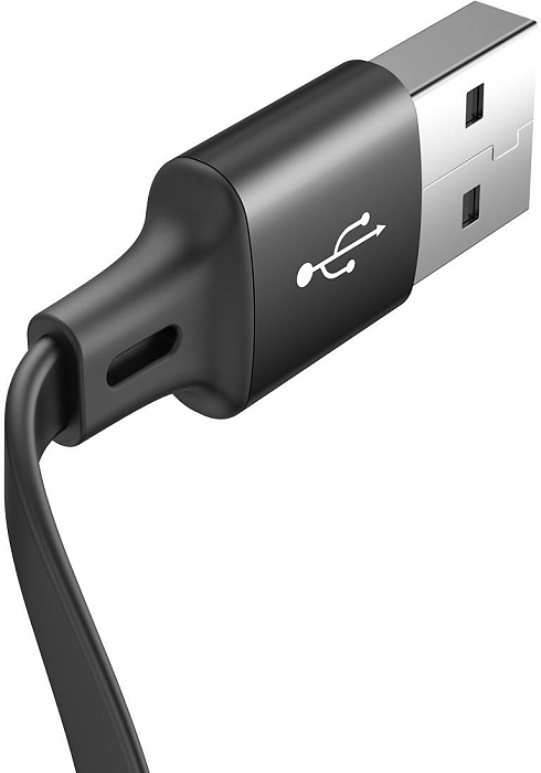 Кабель для iPod, iPhone, iPad Baseus Little Octopus 3-in-1 USB For M+L+T (CAMLT-ZY01) 3.5 A 1.2 m (Black) купить в интернет-магазине icover