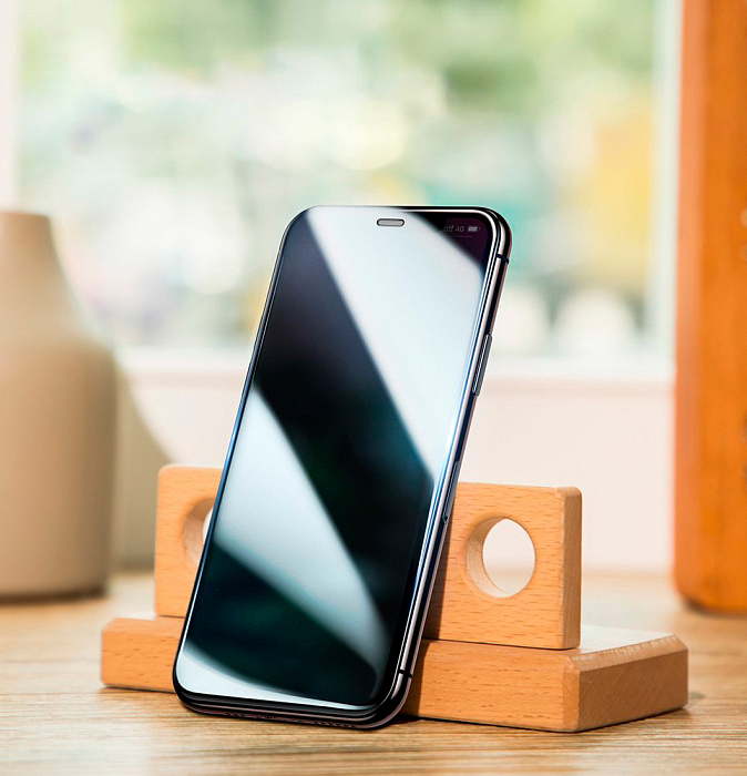 Защитное стекло Baseus Curved Privacy (SGAPIPH61S-WC01) для iPhone XR/11 (Black) купить в интернет-магазине icover