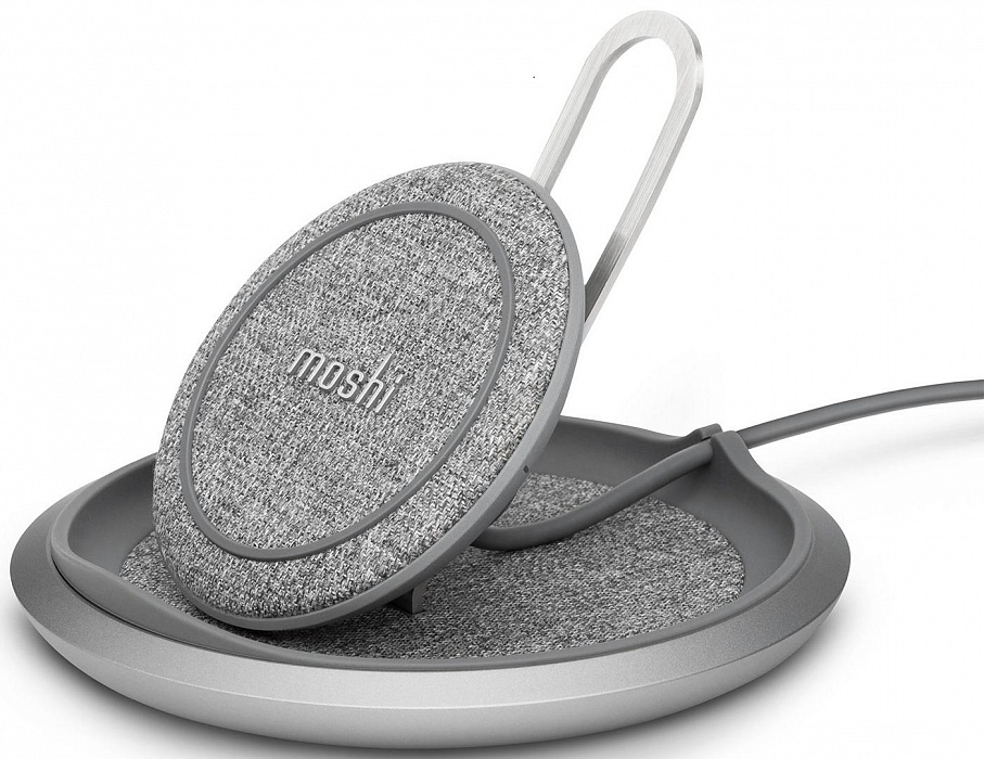 Станция беспроводной зарядки Moshi Lounge Q 99MO022218 (Grey) купить в интернет-магазине icover