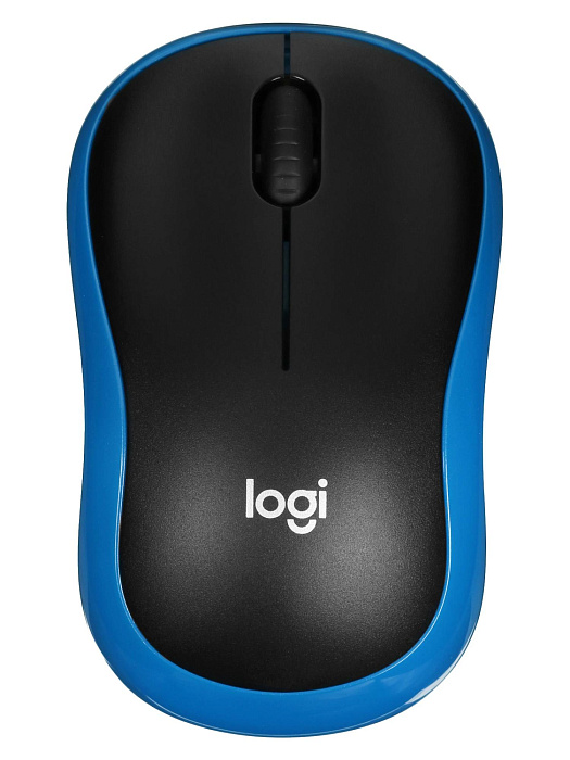 Мышь беспроводная Logitech M185/M186 910-002632 (Blue) купить в интернет-магазине icover