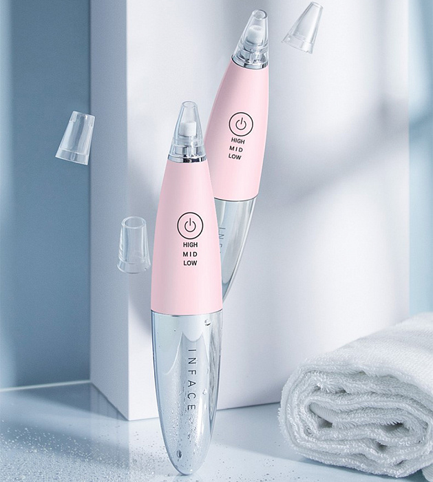 Аппарат для вакуумного очищения кожи InFace MS7000 (Pink) купить в интернет-магазине icover