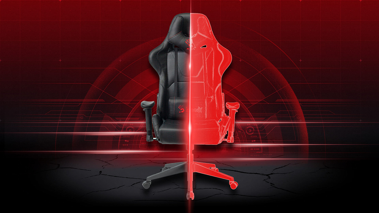 Игровое кресло A4Tech Bloody GC-500 (Black) купить в интернет-магазине icover