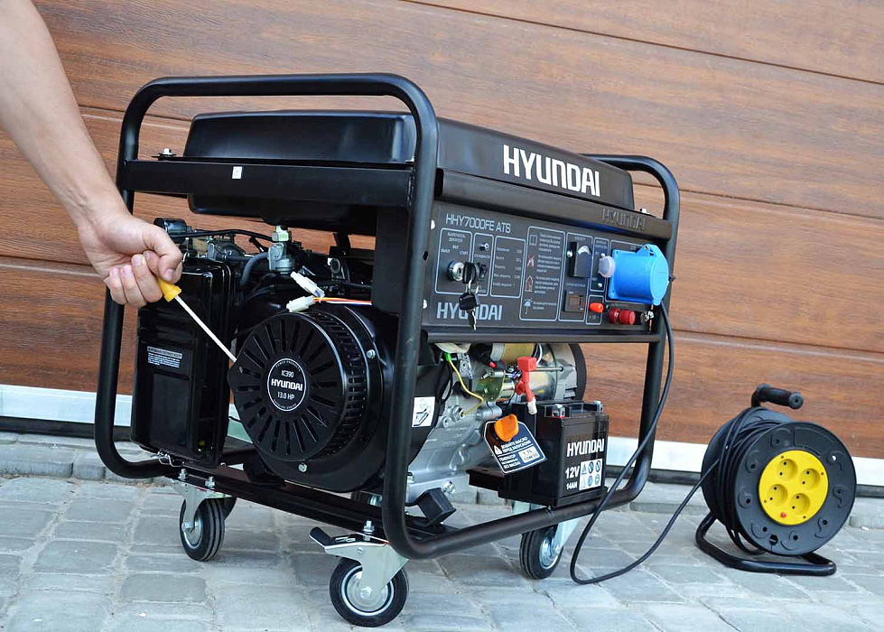 Hyundai HHY 7000FE ATS - генератор бензиновый купить в интернет-магазине icover