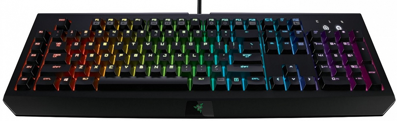 Razer BlackWidow Chroma Stealth (RZ03-01220800-R3M1) - игровая клавиатура (Black) купить в интернет-магазине icover