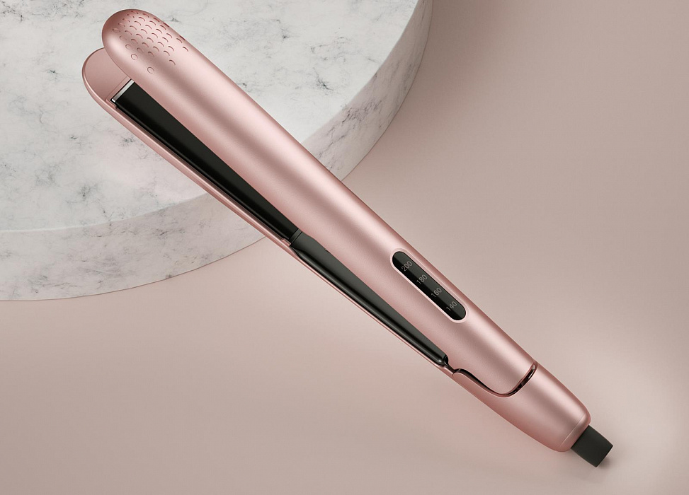 Выпрямитель для волос Enchen Enrollor Hair Curling Iron (Pink) купить в интернет-магазине icover