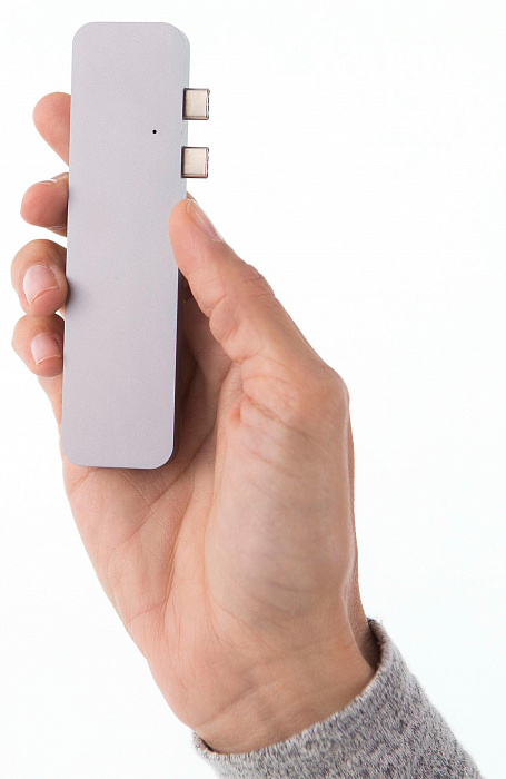 USB-концентратор HyperDrive Duo (GN28B) для MacBook Pro 2016/2017 (Silver) купить в интернет-магазине icover