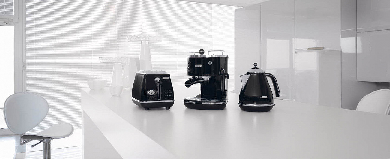 DeLonghi Icona KBO 2001 - чайник электрический (Black) купить в интернет-магазине icover