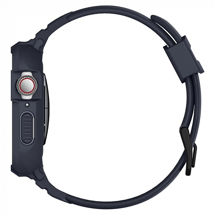 Чехол с ремешком Spigen Rugged Armor Pro для Apple Watch series 7/SE/6/5/4 45mm/44mm (Charcoal Grey) купить в интернет-магазине icover
