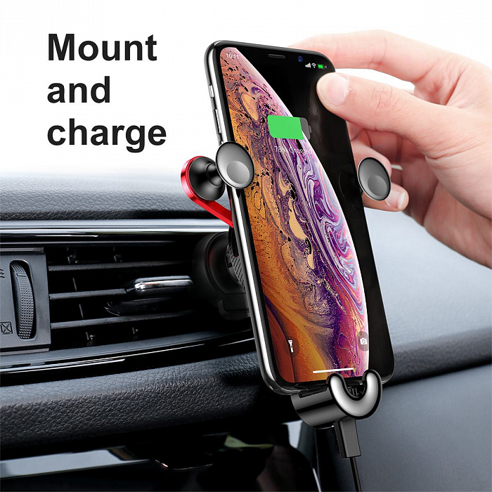 Автомобильный держатель Baseus YY Car Mount (SULYY-0S) для iPhone (Silver) купить в интернет-магазине icover
