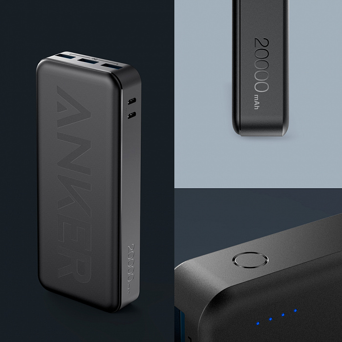 Внешний аккумулятор Anker PowerCore Elite 20000mAh A1273 (Black) купить в интернет-магазине icover