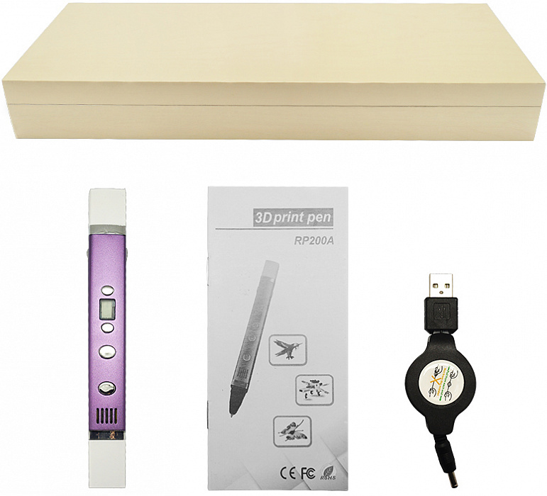 3D-ручка MyRiwell-3 RP-100C-F (Purple metallic) купить в интернет-магазине icover