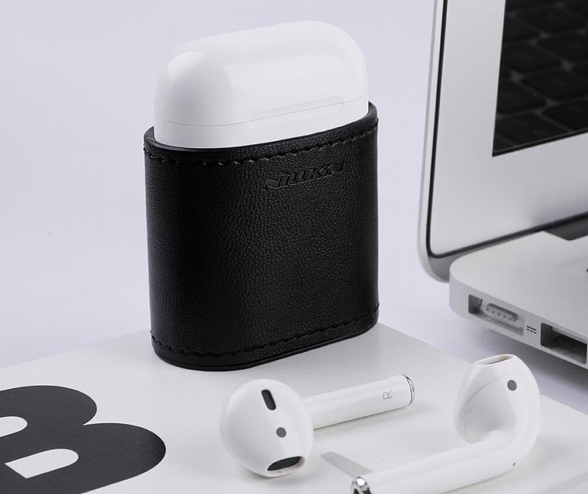 Чехол c беспроводной зарядкой Nillkin Mate Wireless Charging Case для AirPods (Black) купить в интернет-магазине icover