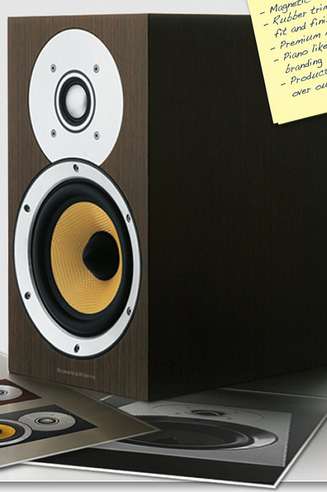 Bowers & Wilkins CM1 (2 шт) – Полочная акустическая система (Gloss Black) купить в интернет-магазине icover