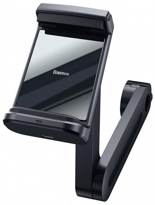 Автомобильный держатель Baseus Energy Storage Backseat Holder (WXHZ-01) с беспроводной зарядкой (Black) купить в интернет-магазине icover